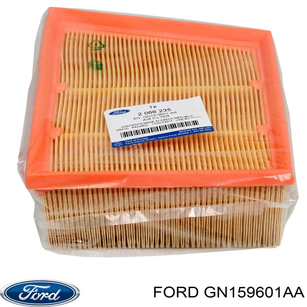 GN159601AA Ford Filtro de ar