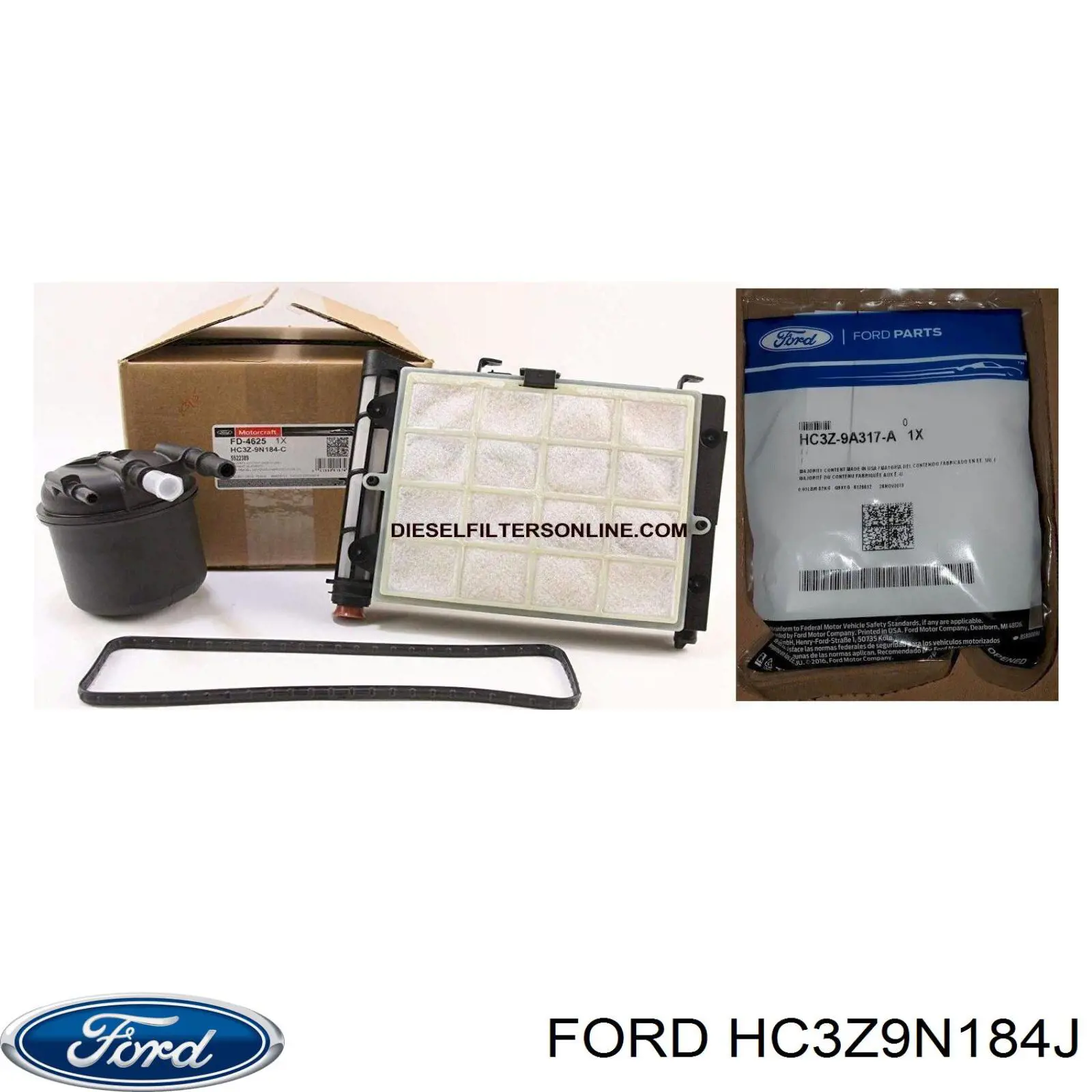 FD4625 Ford Filtro de combustível