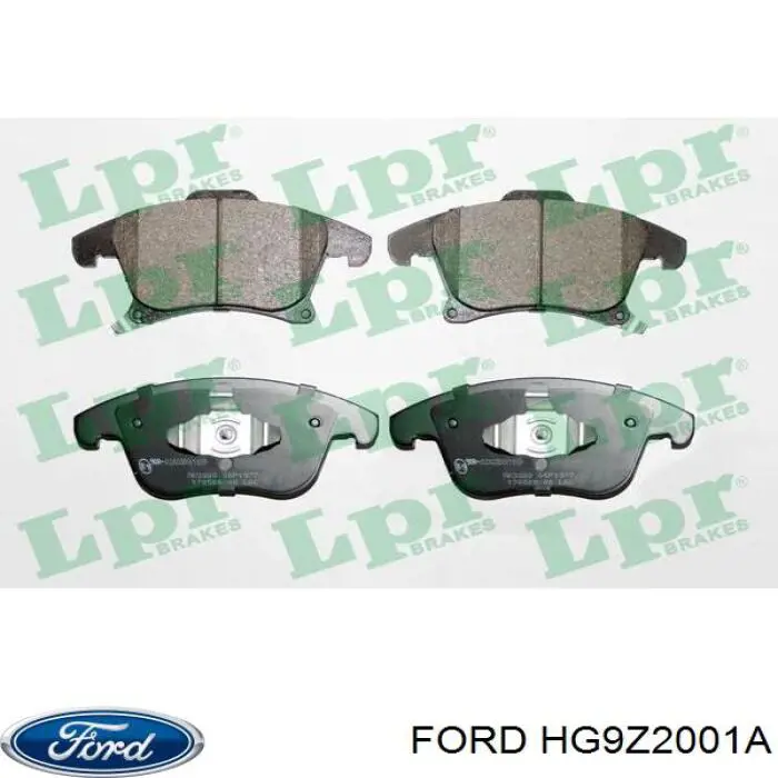 Sapatas do freio dianteiras de disco Ford HG9Z2001A preço, a partir de 27,23 USD