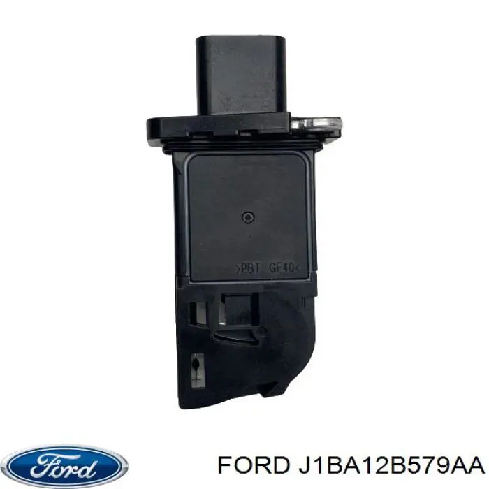 J1BA12B579AA Ford Sensor de fluxo (consumo) de ar, medidor de consumo M.A.F. - (Mass Airflow)