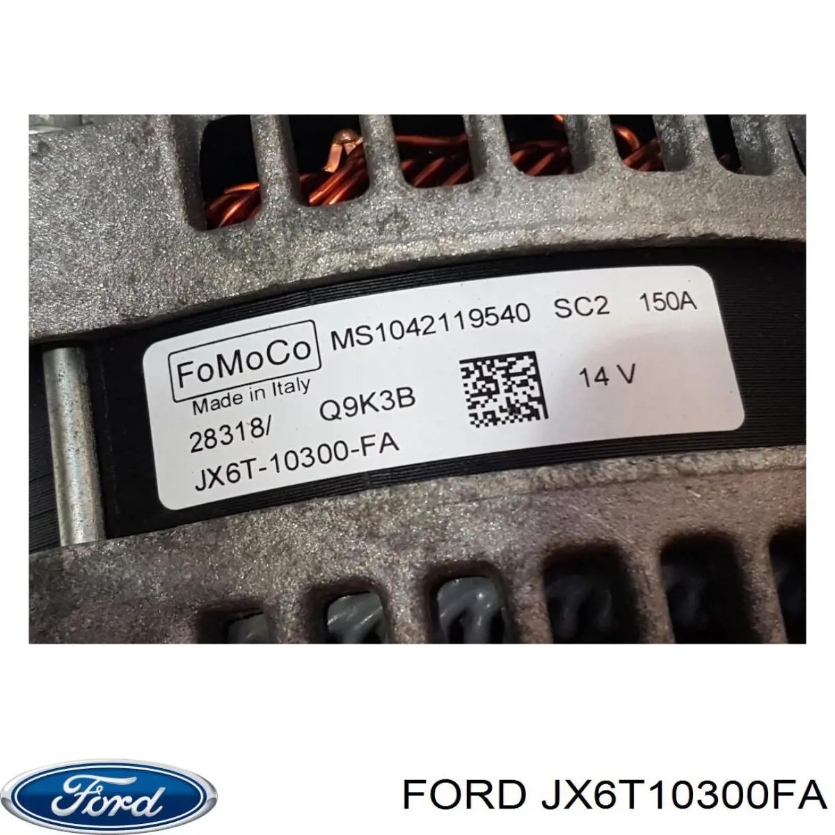 JX6T10300FA Ford Gerador