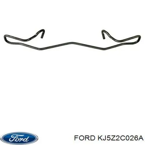 KJ5Z2C026A Ford Disco do freio traseiro