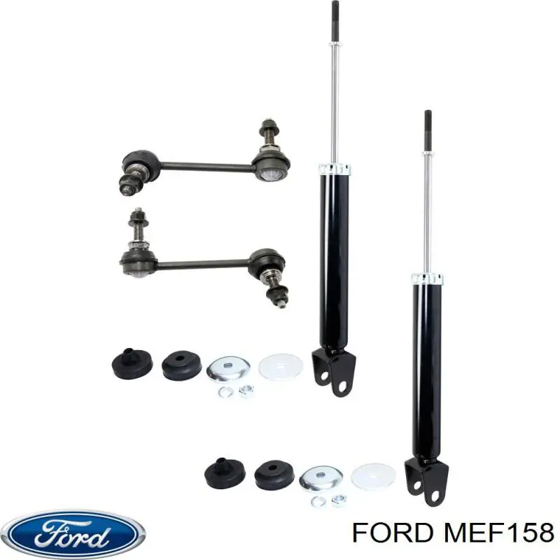 MEF158 Ford Montante esquerdo de estabilizador traseiro