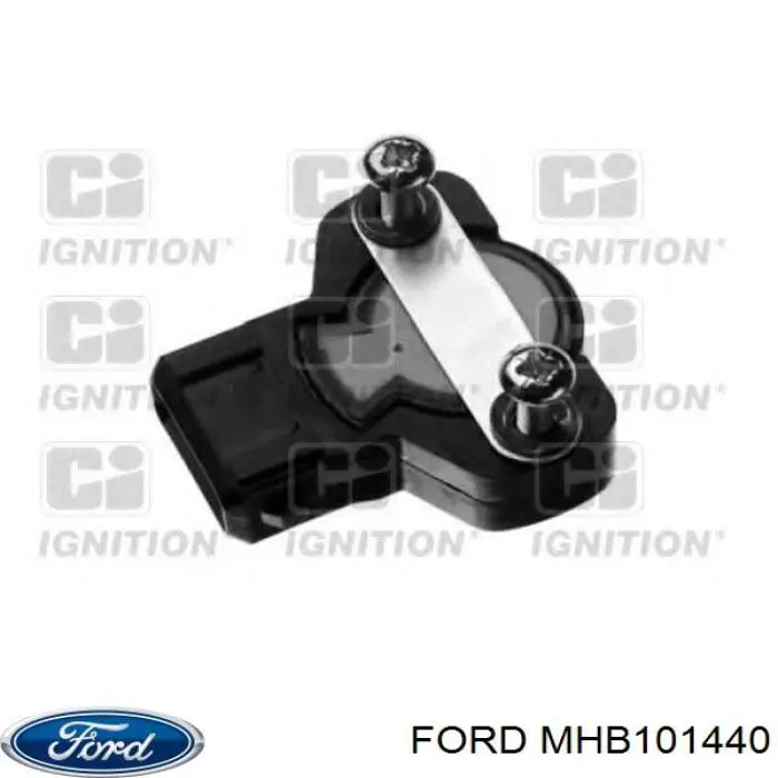 MHB101440 Ford Sensor de posição da válvula de borboleta (potenciômetro)