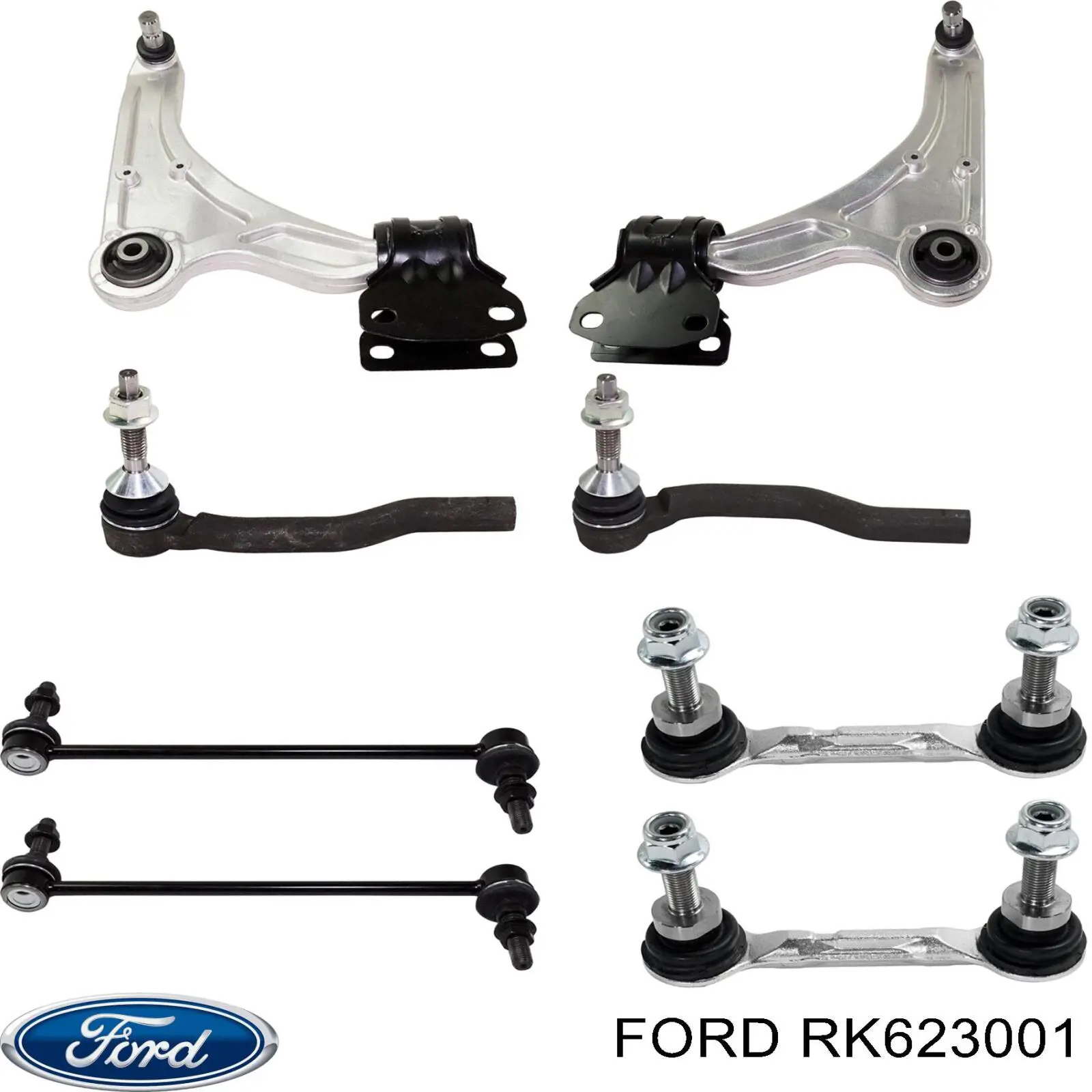RK623001 Ford Braço oscilante inferior esquerdo de suspensão dianteira