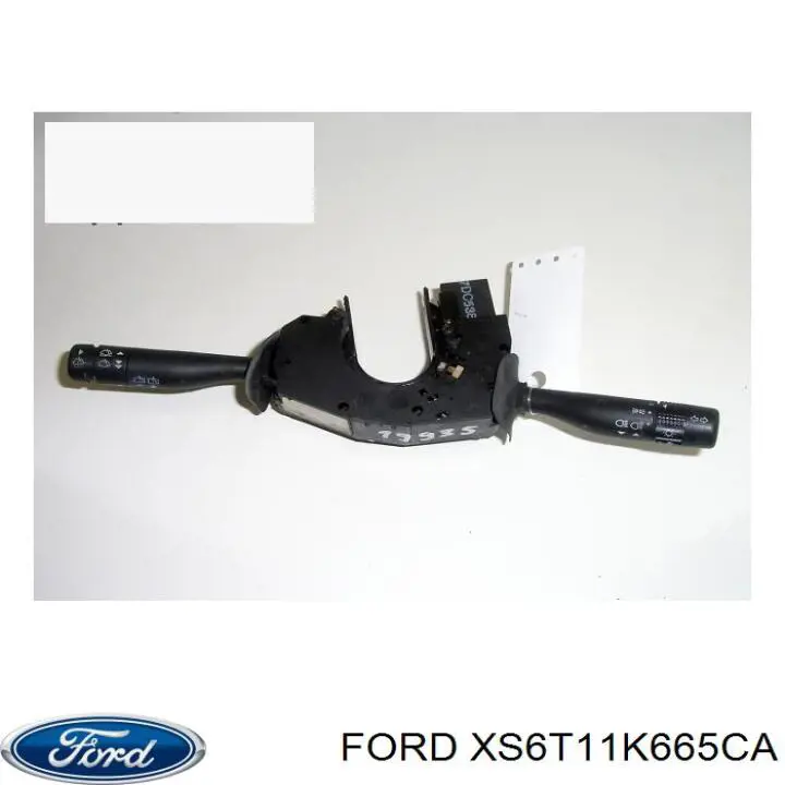 XS6T11K665CA Ford Comutador esquerdo instalado na coluna da direção