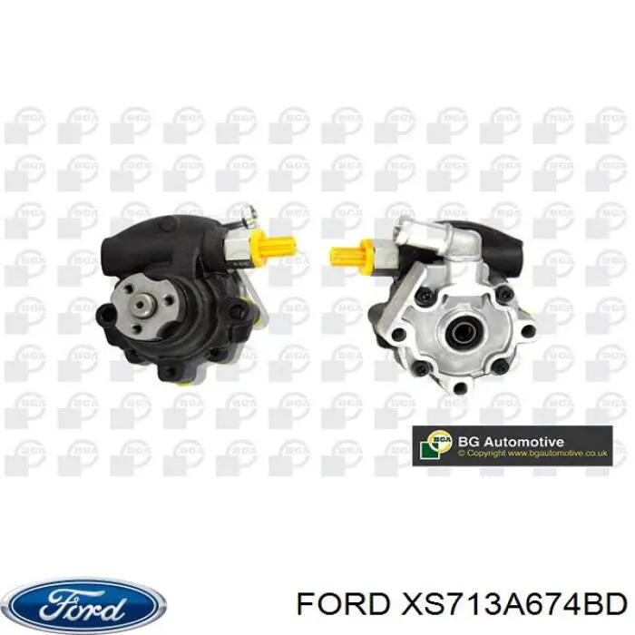 XS713A674BD Ford Bomba da Direção hidrâulica assistida
