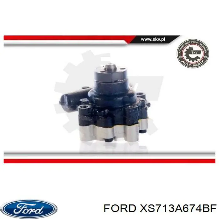 XS713A674BF Ford Bomba da Direção hidrâulica assistida