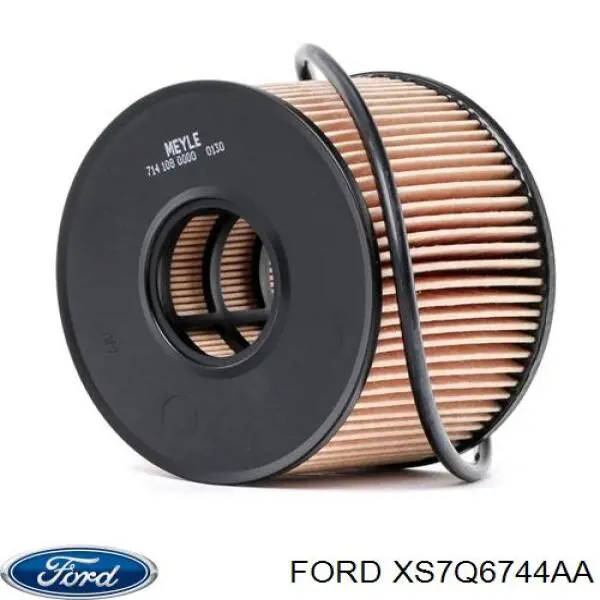 XS7Q6744AA Ford Filtro de óleo