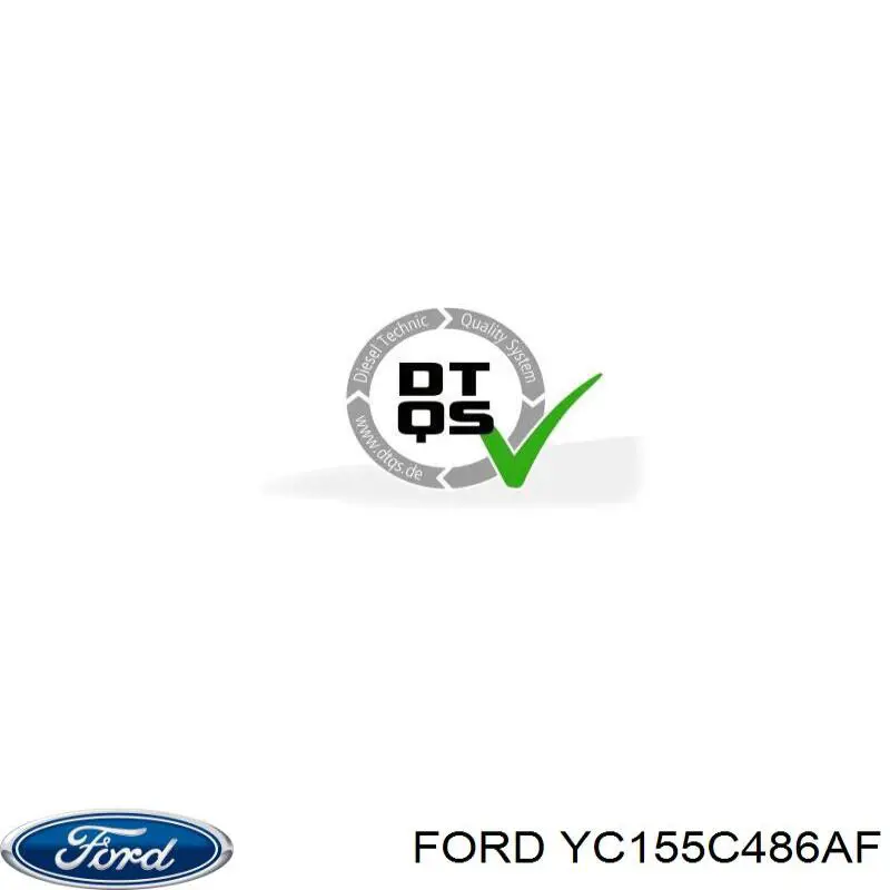 YC155C486AF Ford Montante de estabilizador traseiro