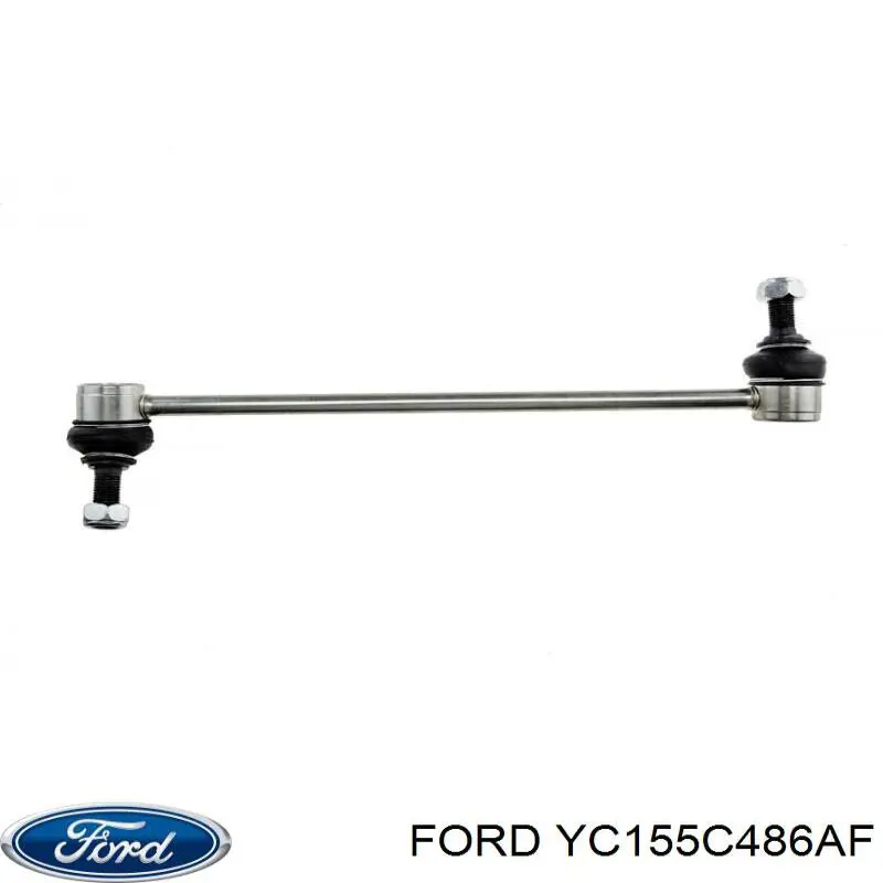 Compre YC155C486AF Ford Montante de estabilizador traseiro