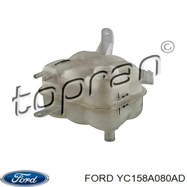 YC158A080AD Ford Tanque de expansão do sistema de esfriamento