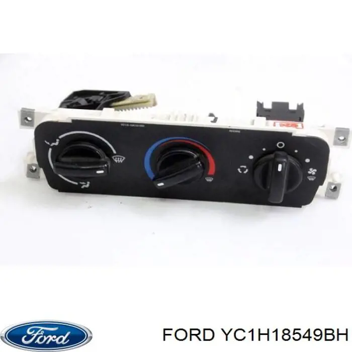 YC1H18549BH Ford Unidade de controlo dos modos de aquecimento/condicionamento