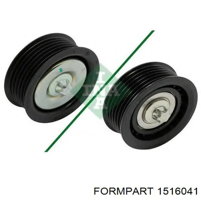 6C1Q19A216BB Ford Rolo parasita da correia de transmissão