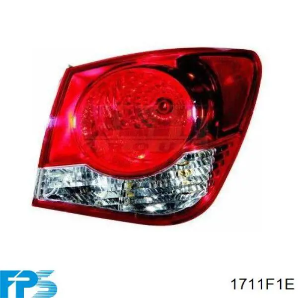 Lanterna traseira esquerda externa FP1711F1T TYC