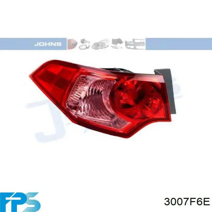 Retrorrefletor (refletor) do pára-choque traseiro direito FPS FP3007F6E preço, a partir de 29,26 USD