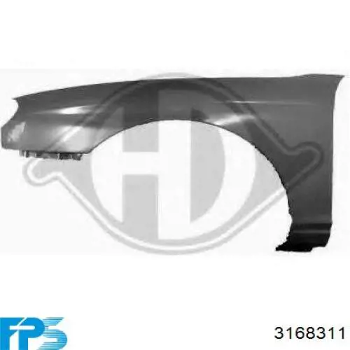 Pára-lama dianteiro esquerdo Hyundai Sonata IV EF