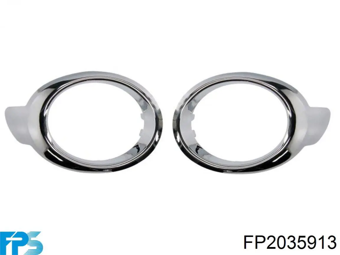 1608323880 Peugeot/Citroen Borda (orla) das luzes de nevoeiro