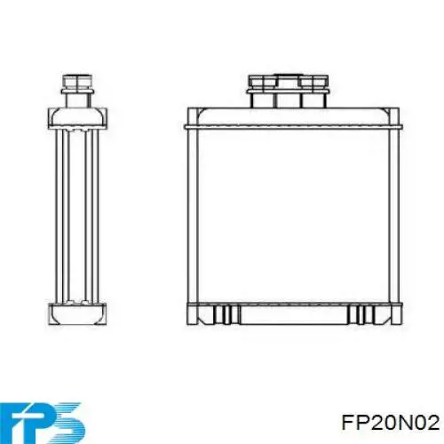 Compre FP20N02 FPS Radiador de forno (de aquecedor)