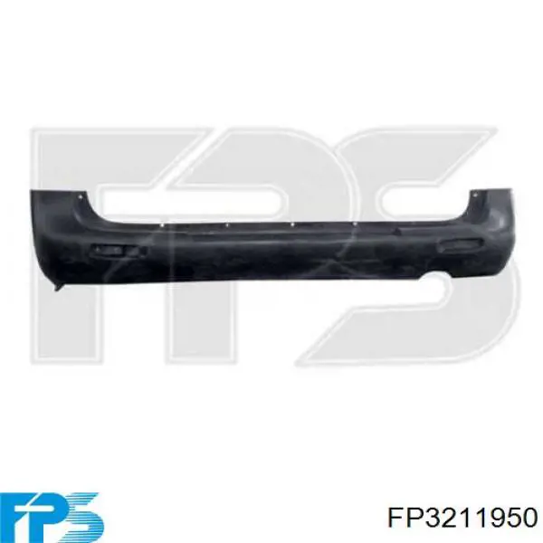 Compre 866104A000 Hyundai/Kia Pára-choque traseiro