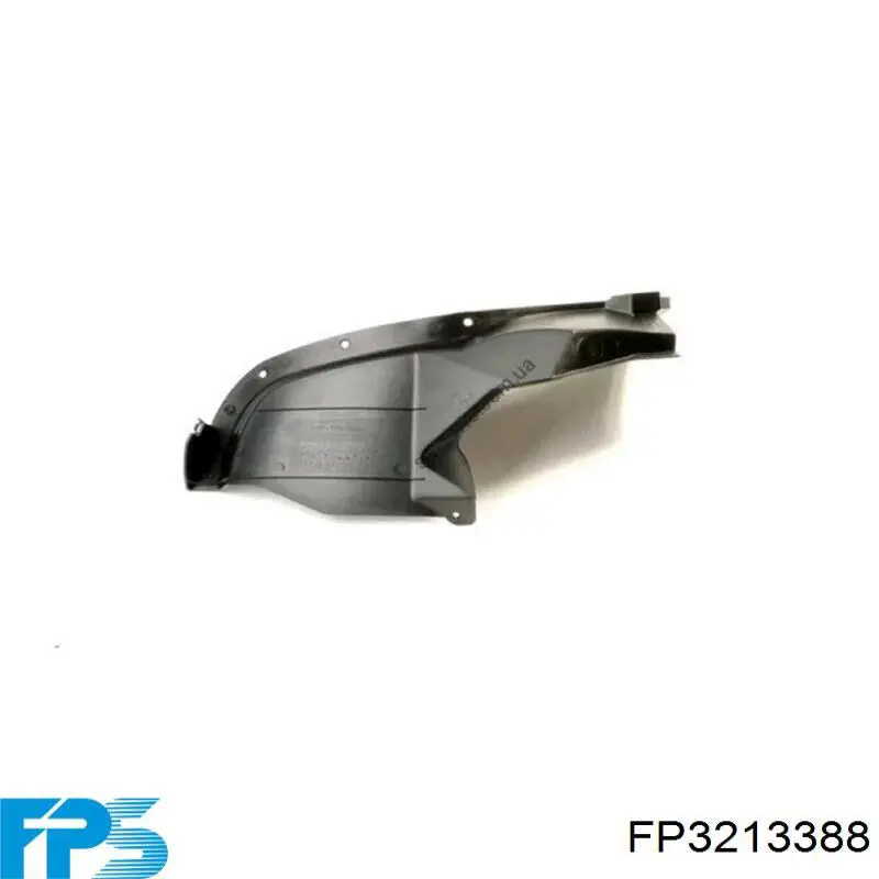  Guarda-barras direito do pára-lama dianteiro Hyundai Sonata V sedan (NF) (2004 - 2007) V