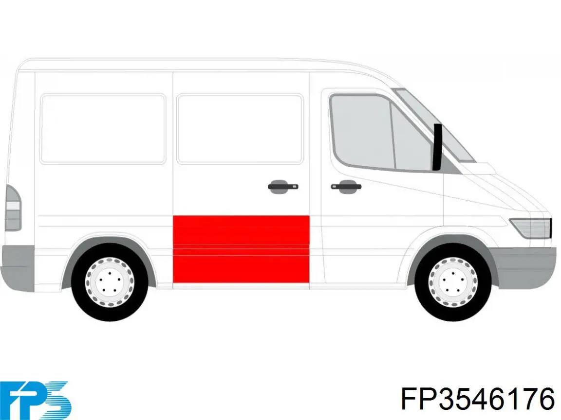 Parte de reparação da porta lateral (deslizante) Polcar 5062404 preço, a partir de 70,91 USD