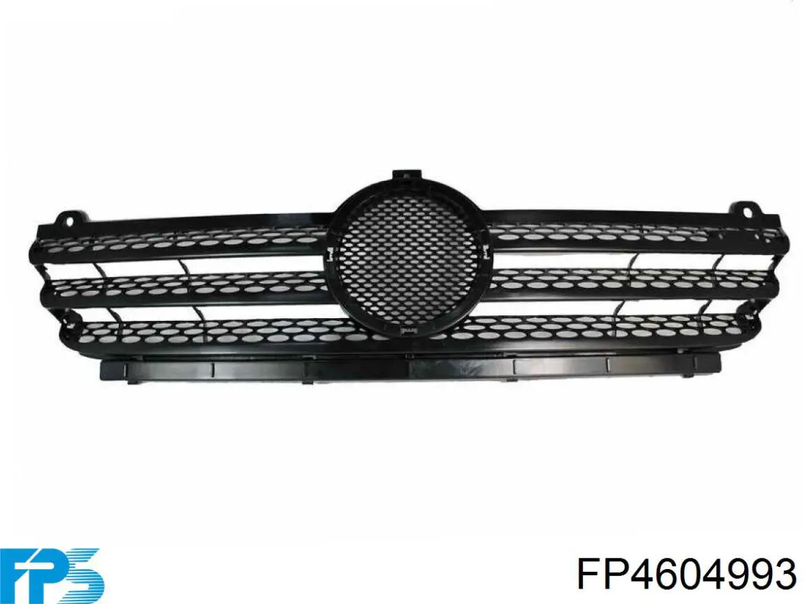 Moldura de grelha do radiador inferior 506406 Polcar