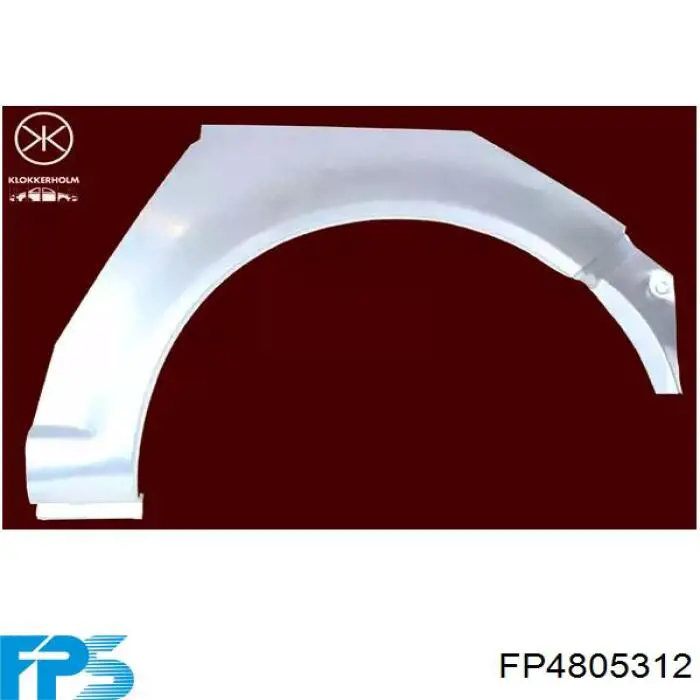 Pára-lama dianteiro direito FPS FP4805312 preço, a partir de 75,33 USD
