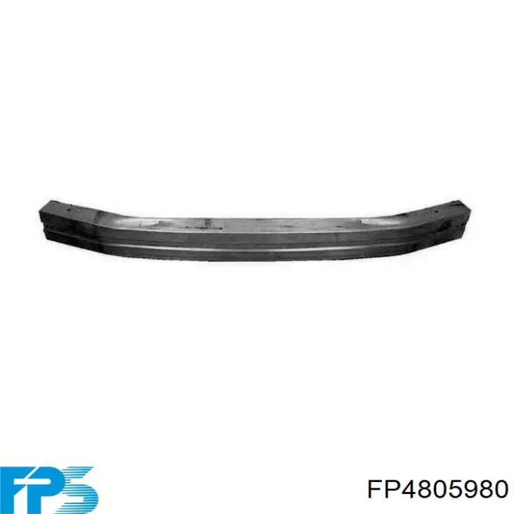 MR520344 Mitsubishi Reforçador do pára-choque traseiro