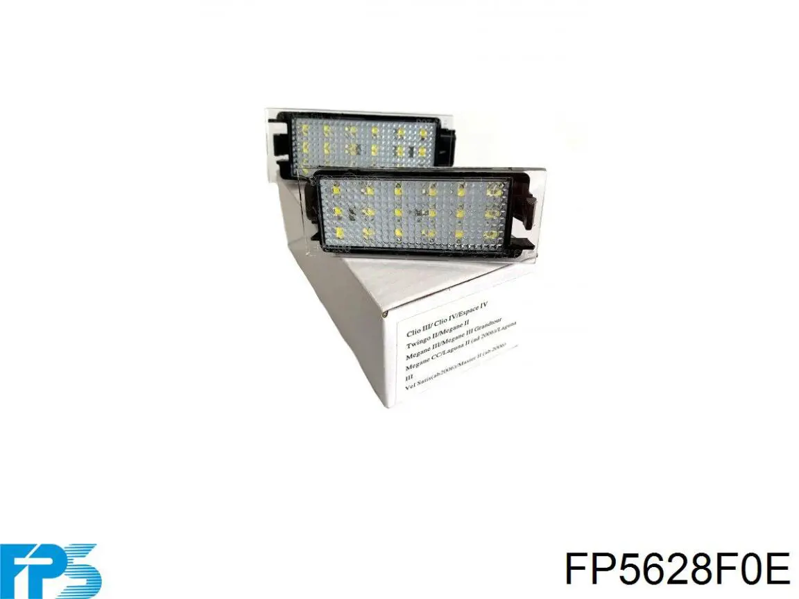 Lanterna da luz de fundo de matrícula traseira FPS FP5628F0E