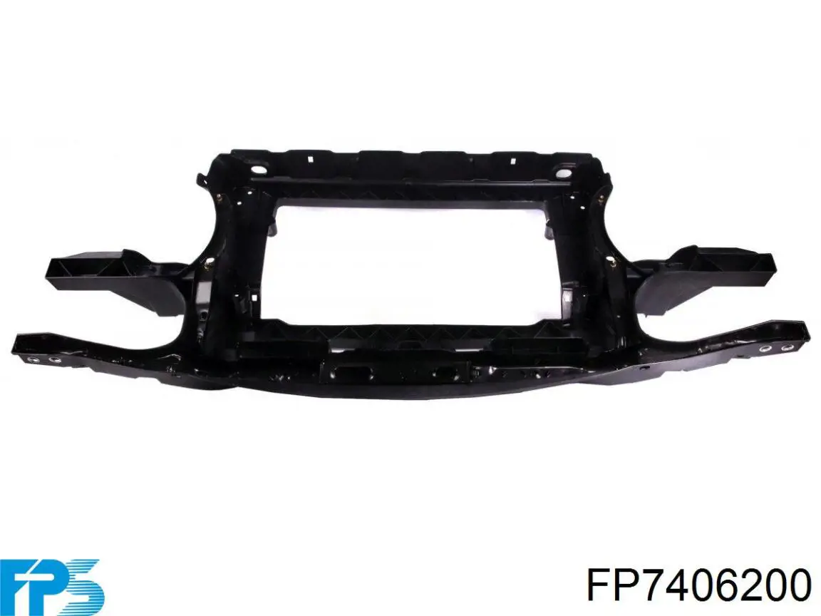 Suporte do radiador montado (painel de montagem de fixação das luzes) FPS FP7406200