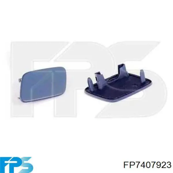 3C0955109 VAG Placa sobreposta do injetor de fluido para lavador da luz dianteira