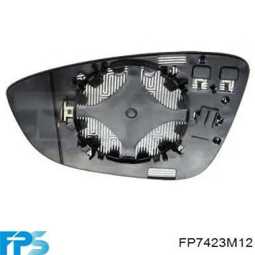 Elemento espelhado do espelho de retrovisão direito FP7423M12 FPS
