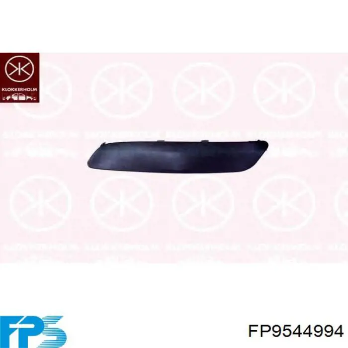 Tampão (grelha) das luzes de nevoeiro do pára-choque dianteiro direito VAG 1K0853666E9B9 preço, a partir de 13,24 USD
