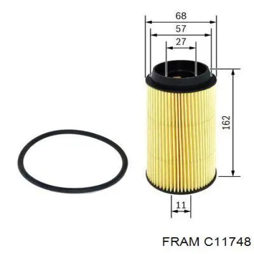 Filtro de combustível Fram C11748 preço, a partir de 14,85 USD