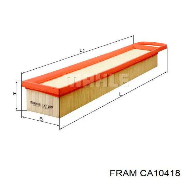 Filtro de ar Fram CA10418 preço, a partir de 9,26 USD