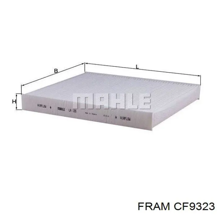 Filtro de salão CF9323 Fram