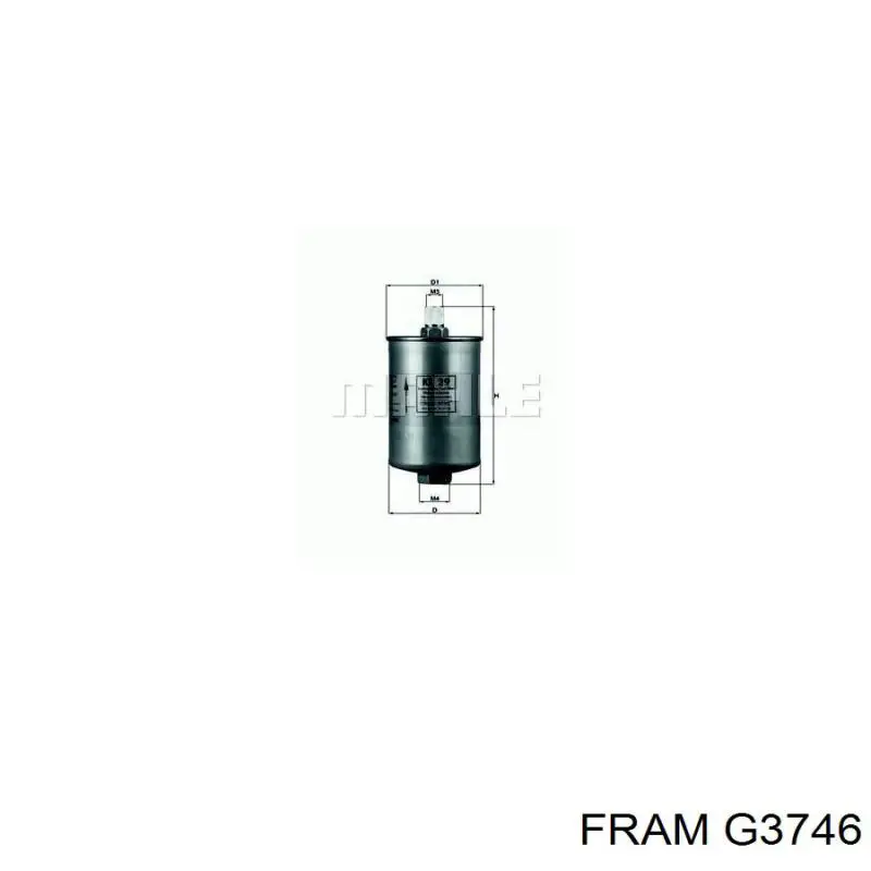 Filtro de combustível Fram G3746 preço, a partir de 17,04 USD