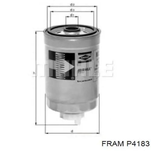 Filtro de combustível Fram P4183 preço, a partir de 10,54 USD