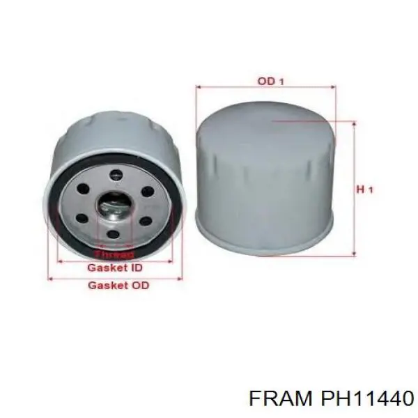 Compre PH11440 Fram Filtro de óleo