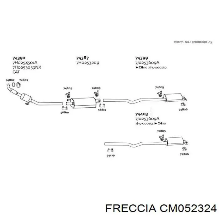 Árvore distribuidora de motor de admissão Freccia CM052324 preço, a partir de 149,90 USD
