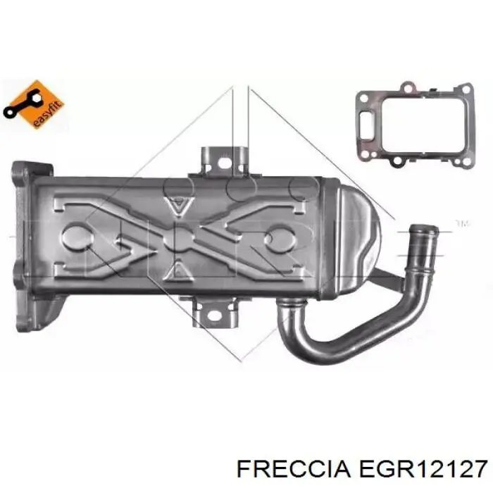 Radiador do sistema EGR de recirculação dos gases de escape Freccia EGR12127 preço, a partir de 73,34 USD