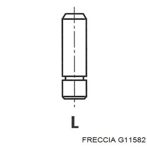 Guia de válvula 8133121 TRW