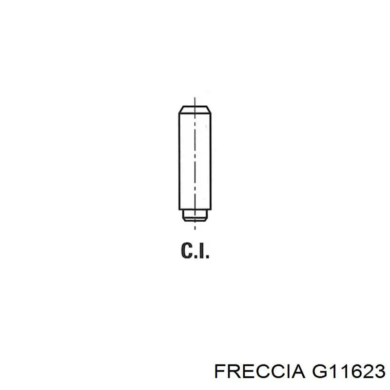 Guia de válvula para Ford Focus III CB8