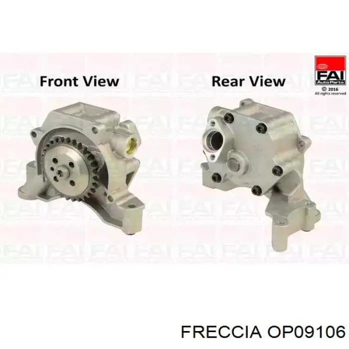 Bomba de óleo Freccia OP09106 preço, a partir de 65,97 USD
