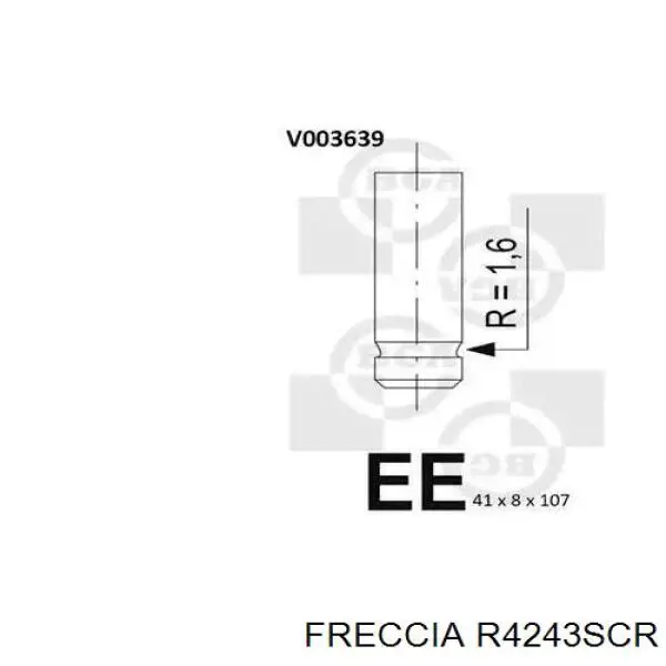 Válvula de admissão 4883 Freccia