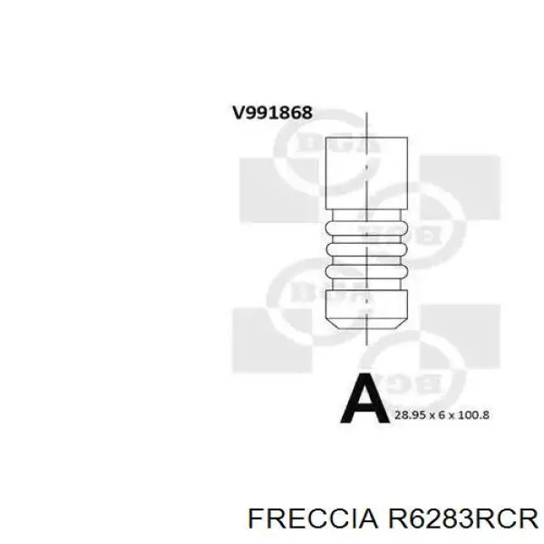 Válvula de escape Freccia R6283RCR preço, a partir de 15,59 USD