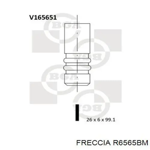 Válvula de escape Freccia R6565BM preço, a partir de 11,90 USD