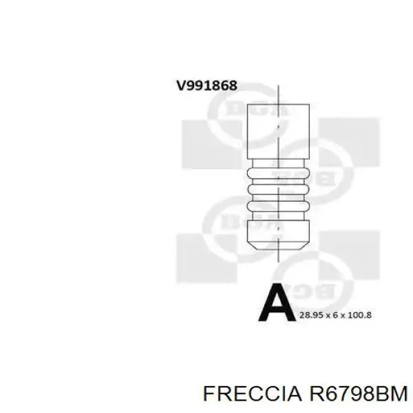 Válvula de escape Freccia R6798BM preço, a partir de 13,61 USD