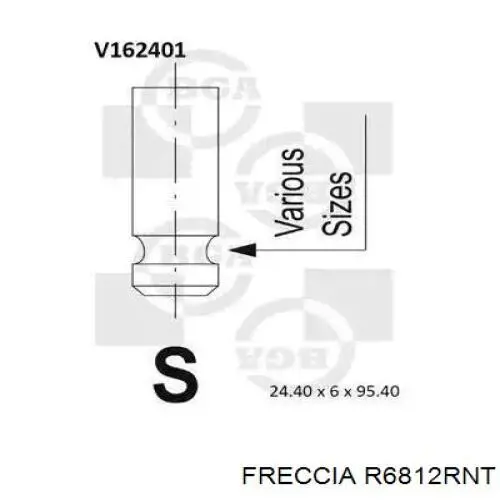 R6812RNT Freccia Válvula de escape
